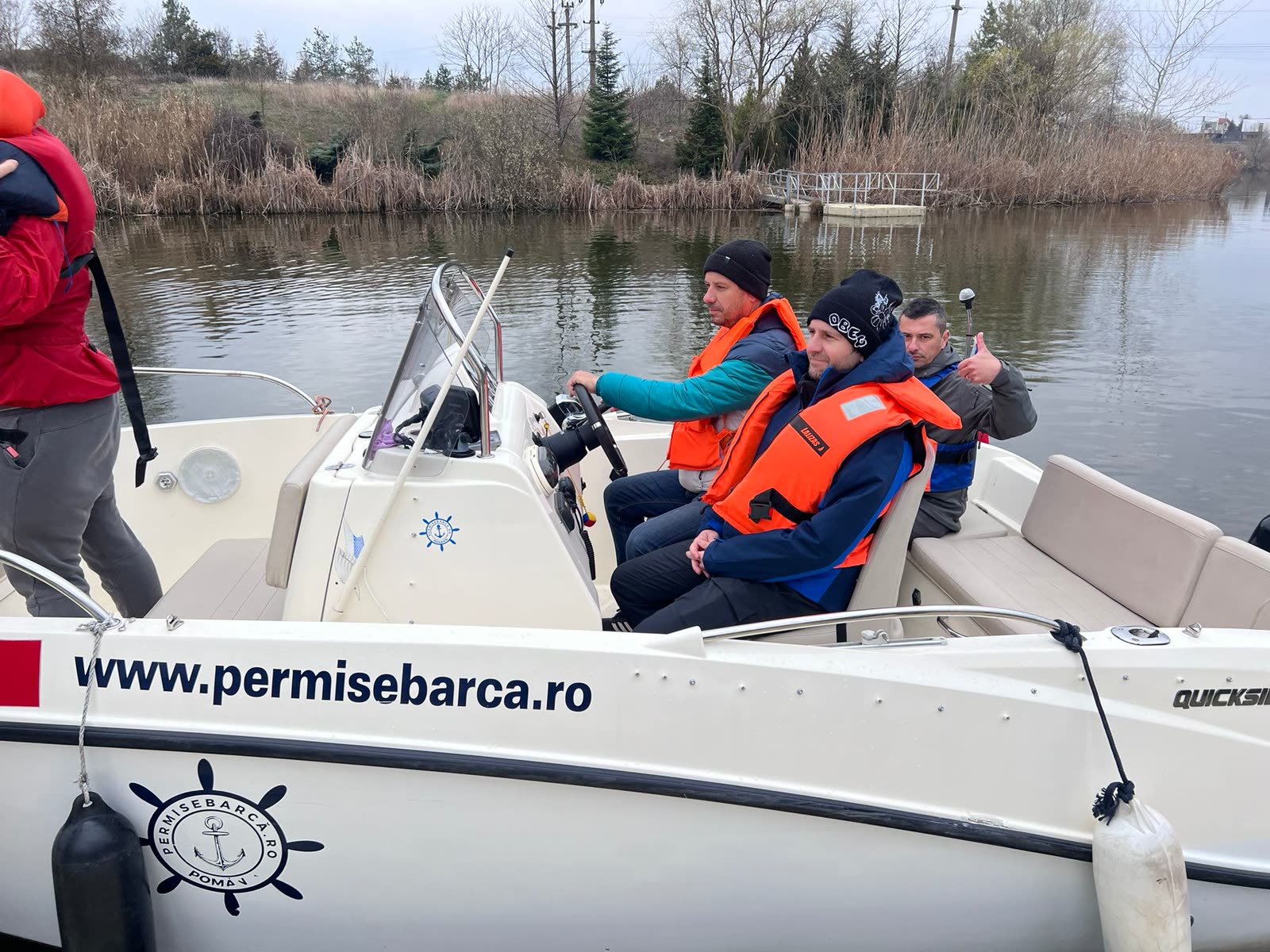 Practică pentru permisul de ambarcațiune pe Lacul Snagov