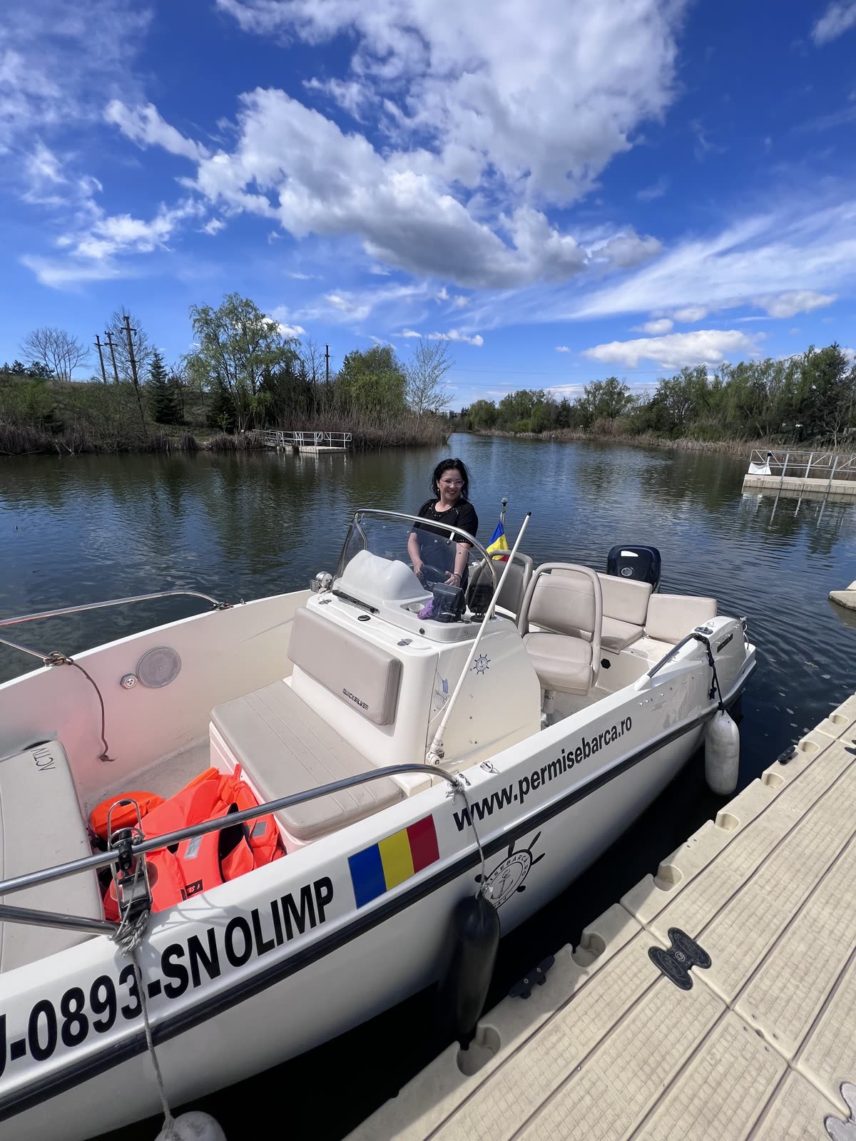 Practică pentru permisul de ambarcațiune pe Lacul Snagov