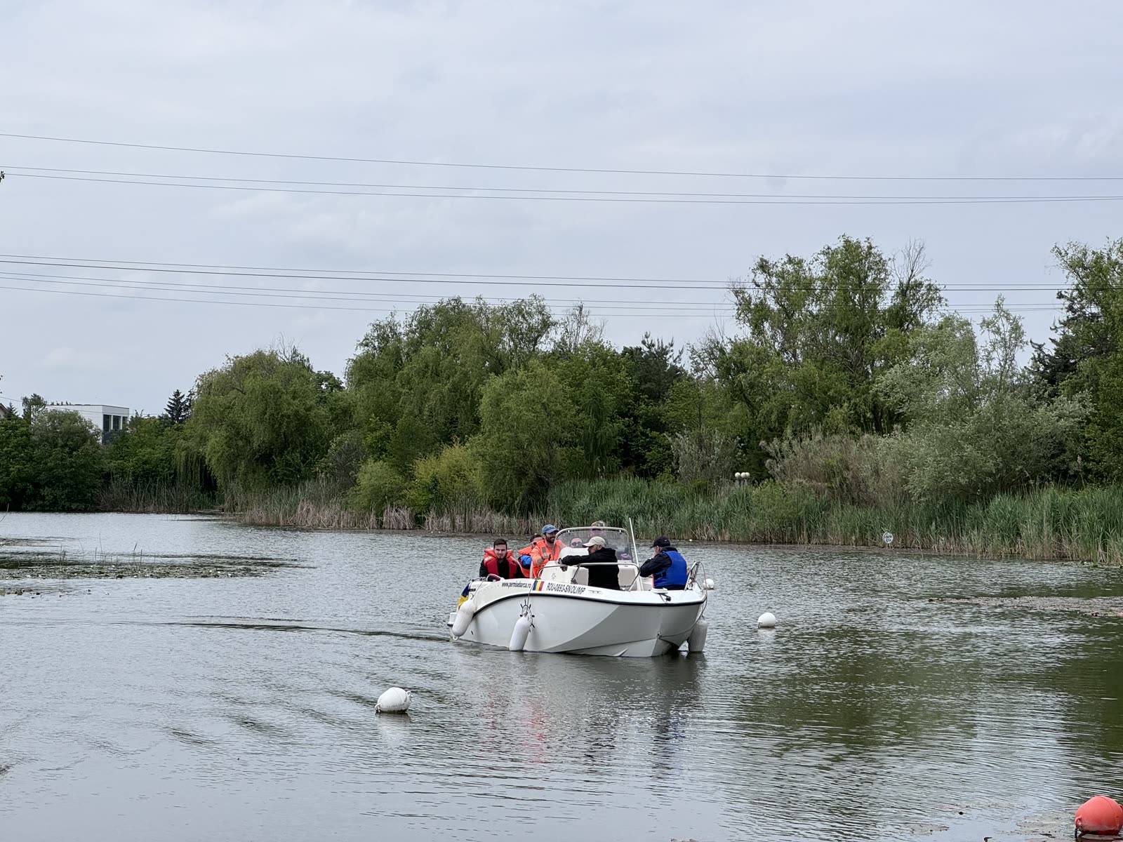 Practică pentru permisul de ambarcațiune pe Lacul Snagov
