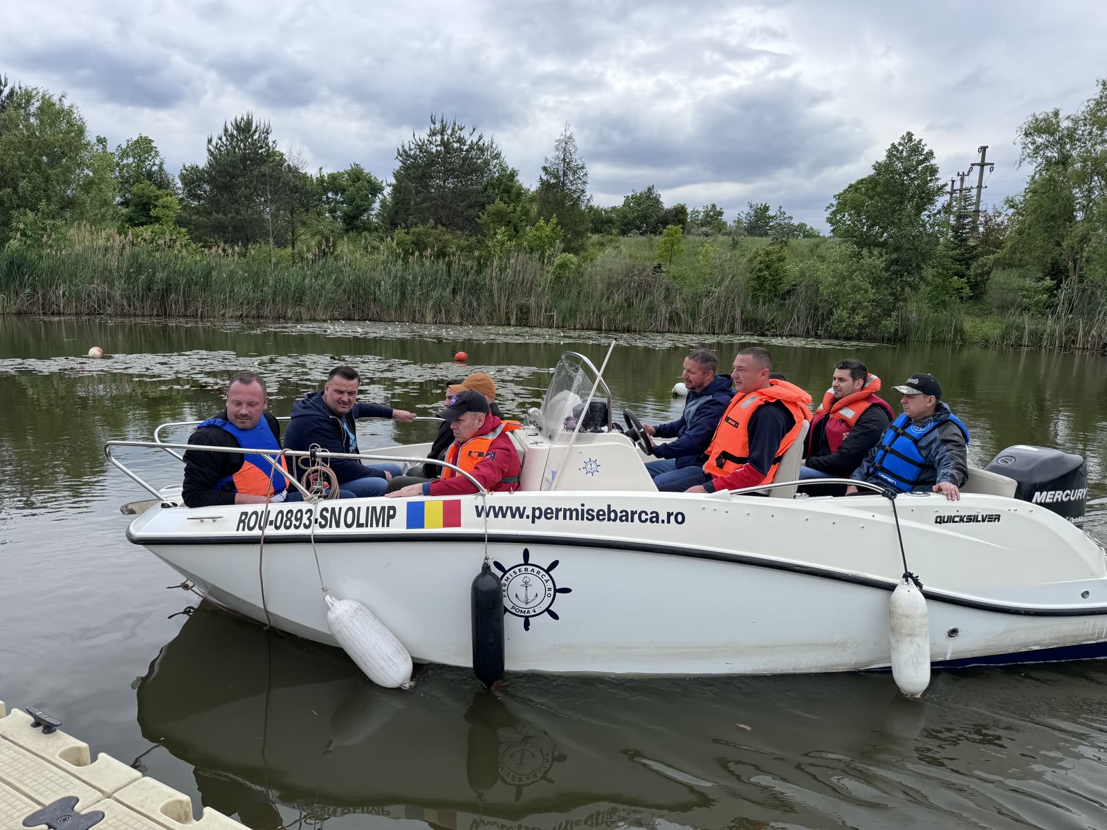 Practică pentru permisul de ambarcațiune pe Lacul Snagov