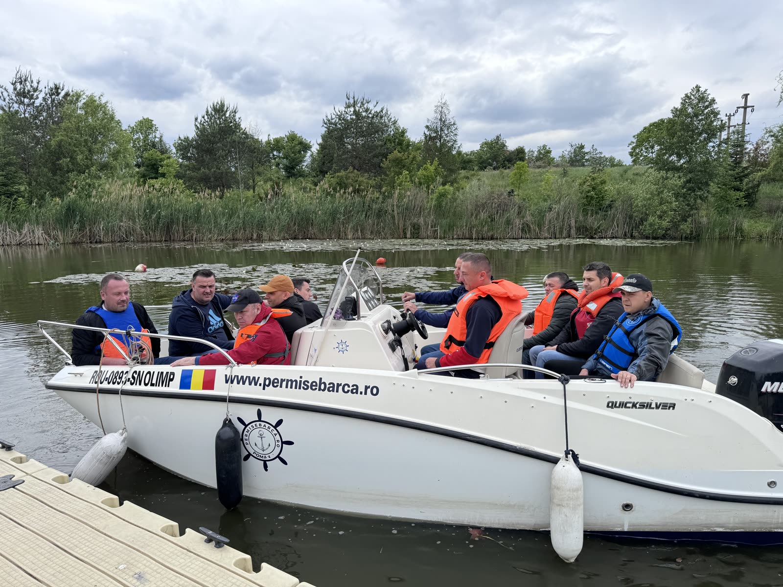 Practică pentru permisul de ambarcațiune pe Lacul Snagov